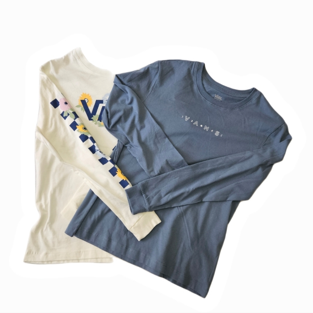 2 Long Sleeved Women's Van's Tops